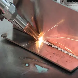 El Fiber lazer KAYNAK MAKINESİ 3 in 1 lazer kaynakçı metal paslanmaz çelik alüminyum için 3000w
