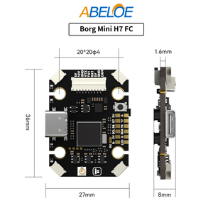 FPV FC con OSD integrado, Blackbox de 32MB, Sensor de Voltaje, SmartAudio, Protocolos VTX, Compatible con Betaflight para drones - Product Image 6