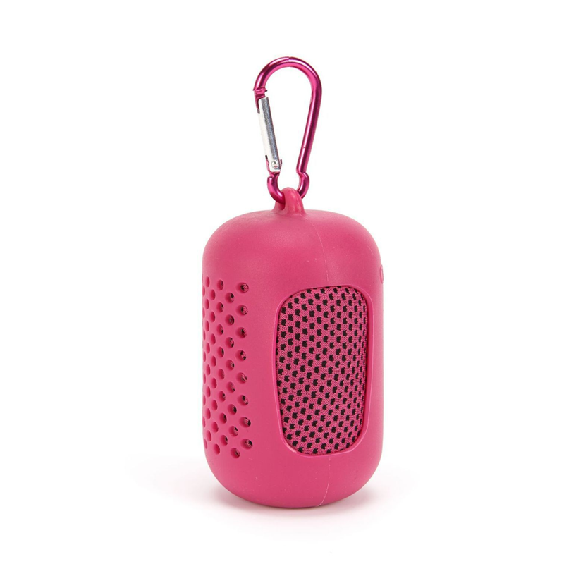 Serviette rouge rosé avec étui