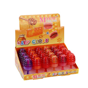 Best-seller automne et hiver anti-dessèchement hydratant anti-<span class=keywords><strong>rides</strong></span> des lèvres mignon miel changement de couleur et huile hydratante pour les lèvres - Product Image 5