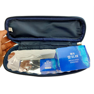 Transparent Toiletries <b>Storage</b> Bag Large Capacity Waterproof Rectangle Shape For Everyday Use PUPVC Material JLD-70 - Product Image 3