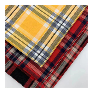 Tissu de flanelle en coton doux <span class=keywords><strong>teint</strong></span>, pour chemise de nuit, en fils cvc, <span class=keywords><strong>lot</strong></span> de 50 étoffe - Product Image 2