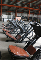 Machine à Squat Hack et Presse à Jambes DFT-656, Tube en Acier Réglable de 2,5 mm d'Épaisseur, Équipement de Gym Commercial, Sécurité Renforcée, Charge Maximale Utilisateur 200 kg