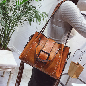 Women Bag Vintage Shoulder Bag Women Handbags Soft Leather Crossbody Bags for Women Ladies Boston Bolsa Feminina - Product Image 2