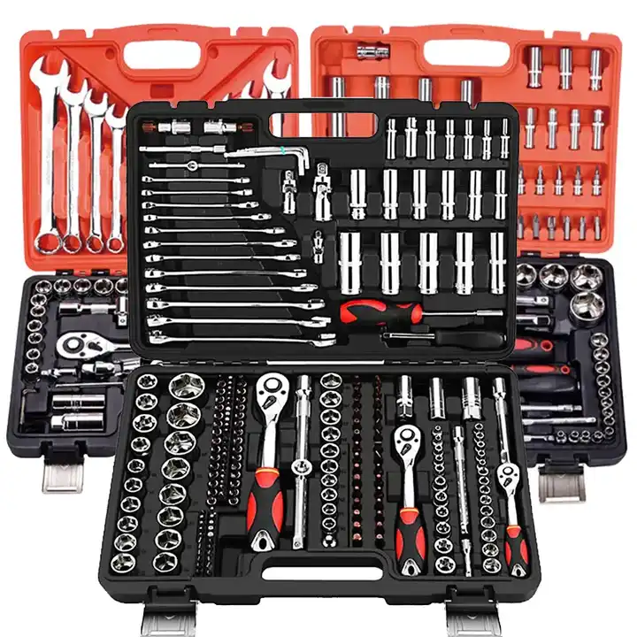 46 pcs 78 pcs 216 Pcs Tool Set Kit Mão Auto Repair Garden Box Mecânico Automotive Sets para carro Motocicleta Ferramentas Kit