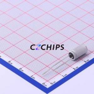 ตัวเก็บประจุแบบแข็ง SPT1AM681E12OR แบบ Through hole (THT), ขนาด D6.3xL12 มม. 680uF 20% 10V 2.5 มม. - Product Image 2