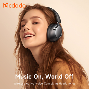 Tai nghe khử tiếng ồn chủ động MCDodo 140 ANC 70hrs trò chơi du lịch thể thao khử tiếng ồn AUX có dây + Tai nghe không dây - Product Image 2