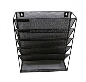 Organizador de Pared de 5 Niveles, Metálico, Multifuncional, para Documentos y Cartas, para Oficina y Hogar - Product Image 5