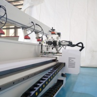 Machine à percer latérale automatique à double broche pour meubles en panneaux sur mesure avec une précision de perçage de ±0,1 mm et un perçage sans bavures