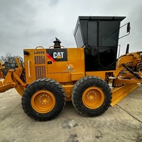 Motor Grader Caterpillar 140K Dilengkapi dengan Mesin Cat C7 Bekas untuk Konstruksi Jalan