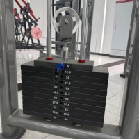 Máquina Compacta de Poleas Cruzadas con Doble Ajuste, Tubo de Acero Desnudo de 3mm, de Alta Resistencia para Gimnasio. Se Busca Distribuidor. Fábrica con Certificación CE ISO.