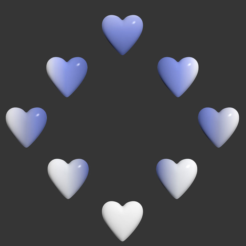 Coeur transparent