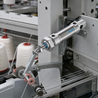 Cylindre pneumatique à double effet Fest0 DSAG pour machine textile, cylindre à air de 25 mm de diamètre, DSAG-20-25-P-A