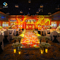 Projection 3D de cartographie pour mariage |   Projecteur de sol interactif et logiciel pour la décoration de banquets