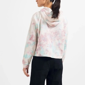 Wholesale Custom <b>Women</b> Hoodies <b>Womens</b> High Quality Heavyweight Cotton Hoodies Tie-dye <b>Pattern</b> <b>Fleece</b> Pullover Hoodie for <b>Women</b> - Product Image 2