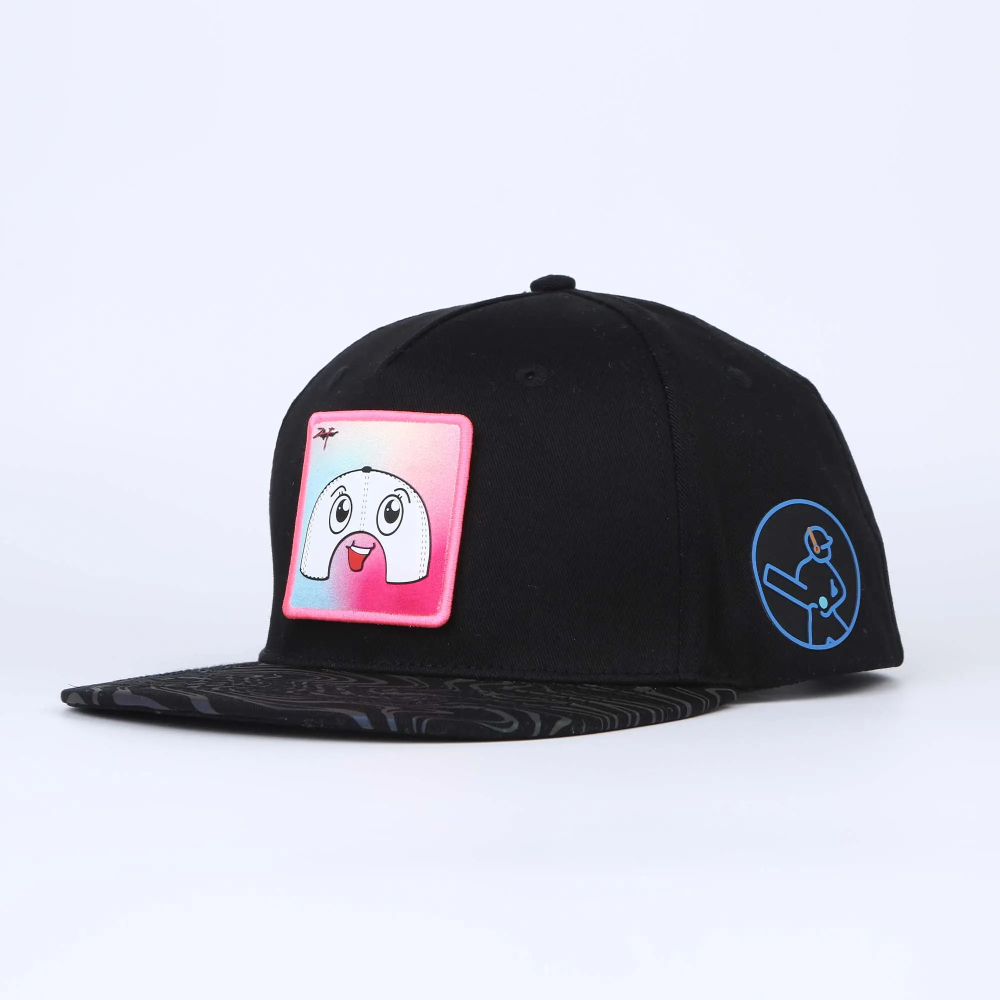 Custom Embroidered Logo Men Blank Flat Brim Gorras Sport Snapback Baseball Fitted Hat Cap