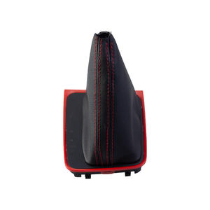 Housse de pommeau de levier de vitesse en cuir pour Volkswagen, transmission automatique, accessoire d'intérieur de voiture noir - Product Image 5