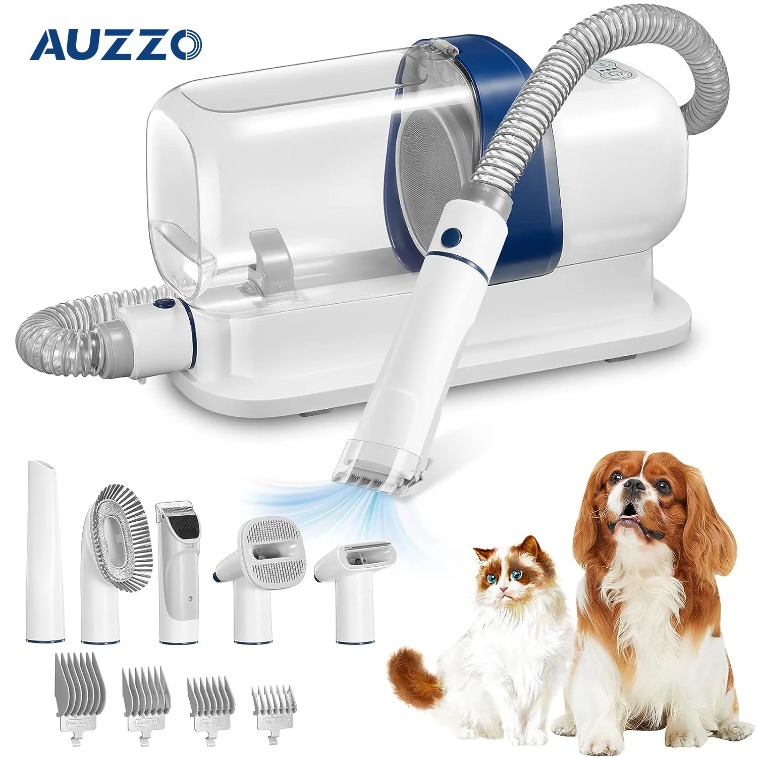 High quality Multi-function 6 in 1 pet grooming product dog cat portable pet vacuum cleaner for pet hair