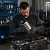 Nouvelles chemises et manchons de cylindre en acier chromé pour moteurs 4JA1 4JB1 8-97176-685-0 pour ISUZU - Résistantes à l'usure, certifiées ISO 9001