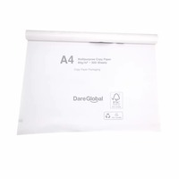 DareGlobal - Papel de Copia A4 con Revestimiento Impreso por Grabado Personalizado, Envoltura para Resmas de Papel para Aplicaciones Diarias de Oficina