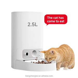 자동 휴대용 배터리 작동 2.4GHz 원격 제어 애완 동물 피더 Wi-Fi 카메라 소리 알림 카메라 고양이 피더 - Product Image 6