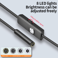Caméra Endoscopique USB Type-C 3-en-1 pour Voiture, Capteur CMOS 1080P 8mm à Lentille Unique, Étanche IP67, 30fps, Grand Angle 70°, 10m, Cloud