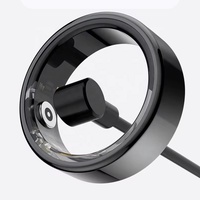 Bague Médicale Intelligente : Moniteur de Santé Portable Bluetooth pour Suivi de Fitness et Sommeil, Anillo Inteligente qui surveille la Température et le Rythme Cardiaque