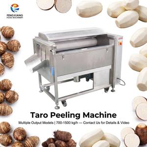 Fengxiang MSTP-80 Dasheen Taro <b>Brush</b> Peeling Washing Machine Fruit <b>Vegetables</b> Pump Motor Engine Driven 300-500kg/hr Eco-Friendly - Product Image 1