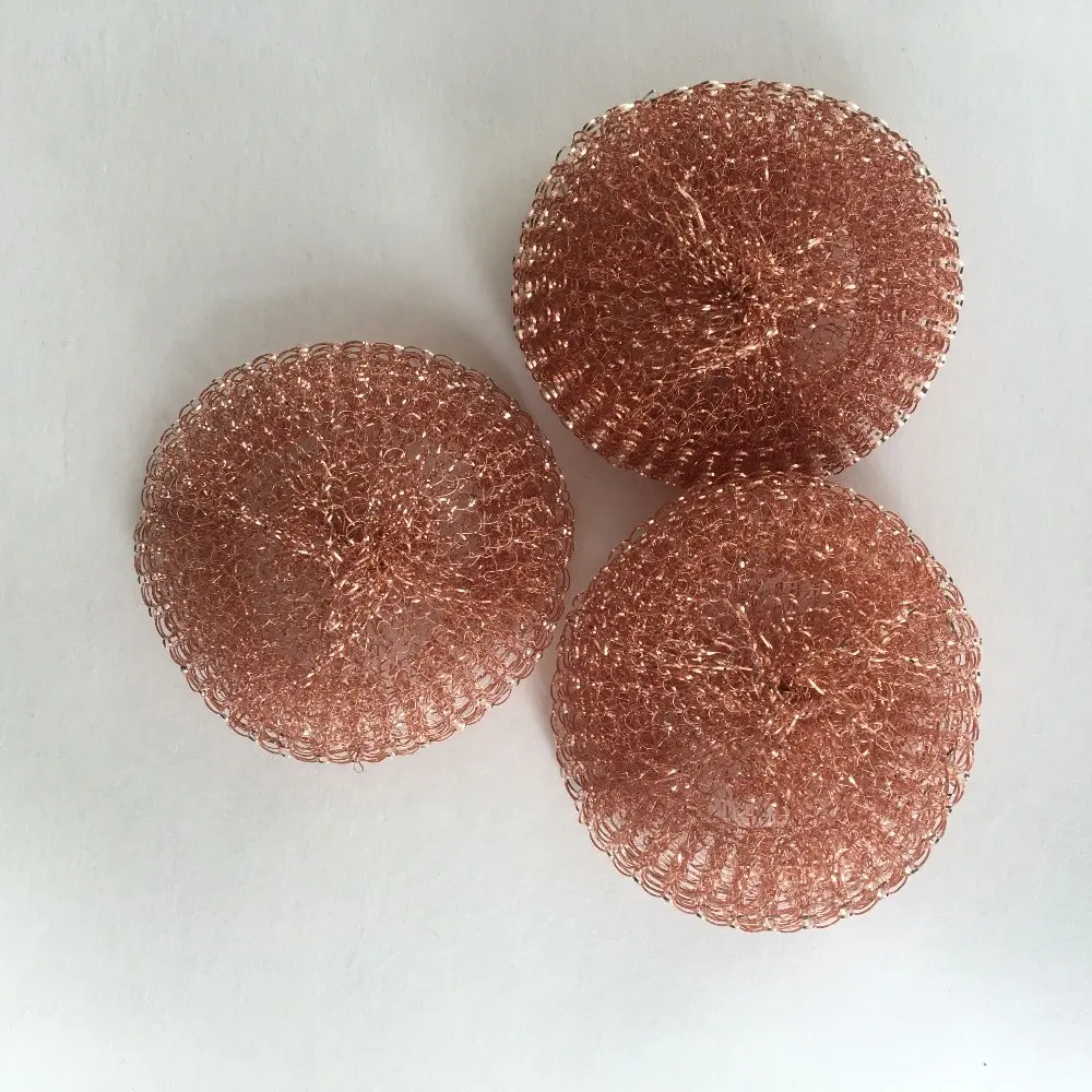 utensils copper scrubber wire mesh copperized scourer