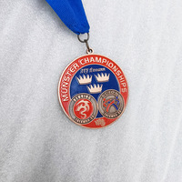 Médailles de sport en or 3d personnalisées OEM pour personnaliser les médailles et trophées militaires de marathon en alliage de zinc