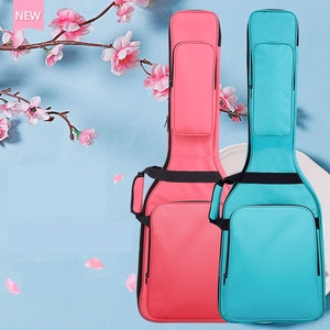 Noir <span class=keywords><strong>Guitare</strong></span> Électrique Basse Sac À Dos Manches Épaissie Oxford Tissu Éponge Instrument De Musique Cas Amélioré Rembourré Sac pour Basse - Product Image 2