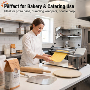<span class=keywords><strong>Laminoir</strong></span> à pâte électrique commercial automatique en acier inoxydable 110/220V pour boulangerie et pâtisserie, moulin à farine - Product Image 3