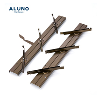 Cadre ALUNO Jalousie Low Cost 102mm Naco Aluminium Alloy Glass Window Louvre Frames