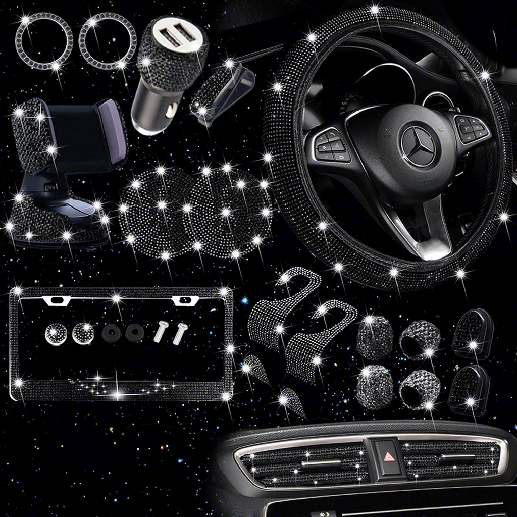 Ensemble de 27 pièces - diamant noir