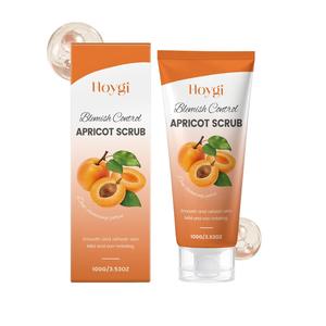 Gommage nettoyant à l'abricot, hydratant doux, nettoyant rafraîchissant, non desséchant, doux et délicat pour le visage. - Product Image 2