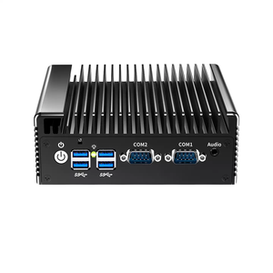 มินิพีซีไร้พัดลม Intel N150 N100 ปี 2026 พร้อมพอร์ต LAN 4x2.5G ชิปประมวลผล i226-V 2*COM DDR4 NVMe ระบบระบายความร้อนที่มีประสิทธิภาพ ไฟร์วอลล์พีซี คอมพิวเตอร์อุตสาหกรรม - Product Image 1