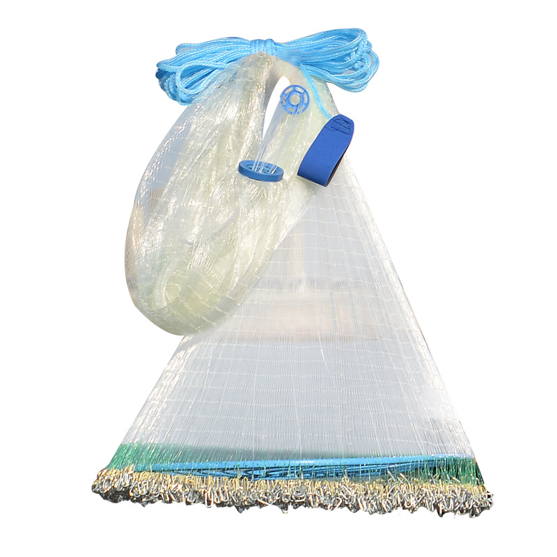 Hot Selling Buy Fishing Nets Drawstring Casting Nylon Folding Gill Fishing Net Sale Dropshipping