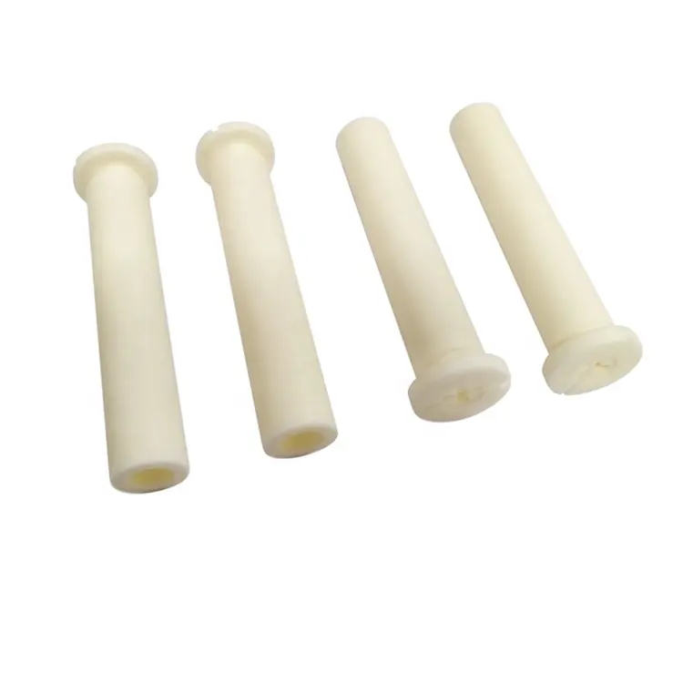 Custom High Temperature Ivory High Purity 99% Ceramic Al2O3 Pipe Alumina Ceramics Tube