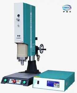 Máquina de soldadura ultrasónica de cinta de tela Vertical, máquina de cordón ultrasónico