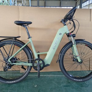 Vélo électrique urbain 250W 26 pouces avec batterie au lithium, moteur à moyeu arrière, vélo hybride électrique pour femmes avec <span class=keywords><strong>cadre</strong></span> en alliage d'aluminium - Product Image 2
