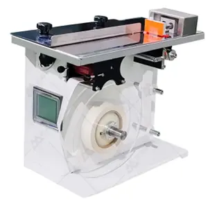 Semi Automatic Portable Small Manual L Type Box Carton Sticker Self Adhesive Corner Sealing Labelling Machine BJ-P5