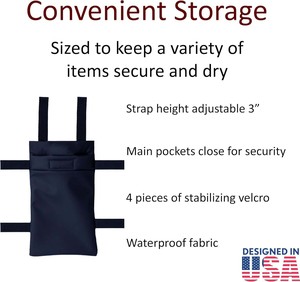 Muestra Gratuita de Bolsa para Accesorios de Muletas y Cojines de Agarre, Bolsa Impermeable Premium para Muletas, Accesorios Ligeros para Muletas - Product Image 2