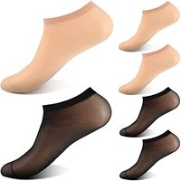 Chaussettes jetables pour le cyclisme Chaussettes à usage unique en nylon personnalisées fabriquées en usine Chaussettes à essayer en boîte