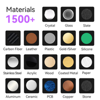 Machine de marquage laser UV 5W contrôlée par smartphone, mini graveur 3D DIY pour gravure de portrait/figurine en cristal, logo