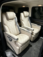 Siège de Capitaine Pivotant Luxe Zéro Gravité avec Repose-Pieds Motorisé, USB, Massage, Ventilation et Chauffage pour Van, MPV, VR et Modification Automobile
