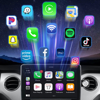 Adaptador Inalámbrico Ai BOX OEM ODM para Carplay Android 4G 64GB, Reproductor Multimedia para Auto, Car Play, Netflix, Youtube, Carplay AI Box para apple iphone