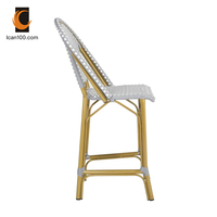 Chaises de Bar en rotin Aluminium de haute qualité, meubles d'extérieur de jardin, tabouret de Bar en rotin, haute qualité, livraison gratuite