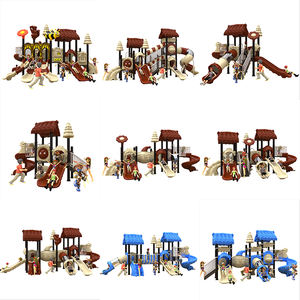 Jeux à thème pour enfants Équipement Jeux Toboggan en plastique extérieur Bébé Équipement pour enfants Maison Aire de jeux extérieure pour la maternelle - Product Image 6