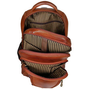 Mochila Clásica de Cuero con Cierre de Cremallera y Mochila de Cuero Hecha a Mano con Textura Suave, Bolso de Cuero para Exteriores - Product Image 6