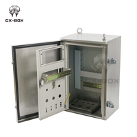 Caja de Control Eléctrica Impermeable de Acero Inoxidable con Junta Sellada, Caja de Medidor de Electricidad con Puerta Interior